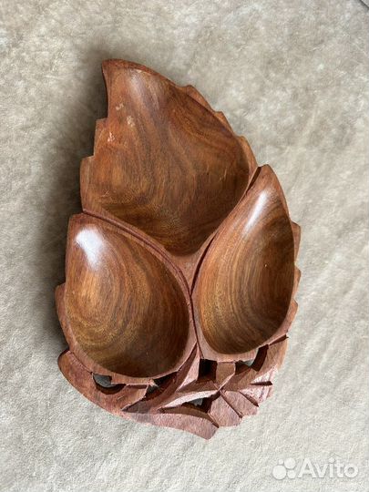 Деревянная фруктовница