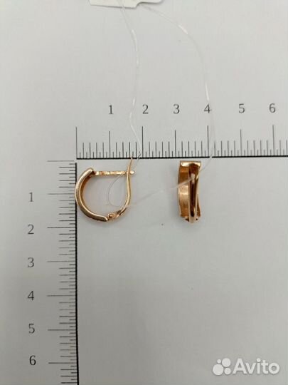 34/Золотые серьги 585 проба