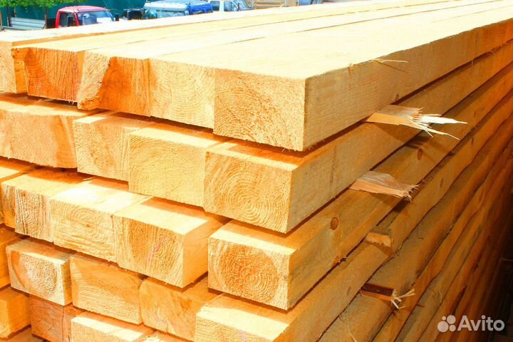 Качественный брус 150х150мм, сосна