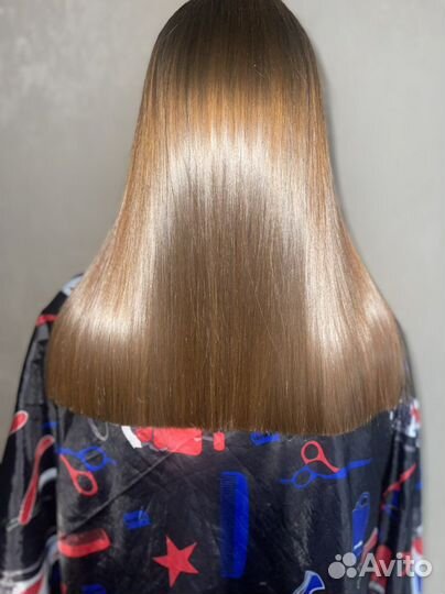 Кератиновое выпрямление,ботокс волос