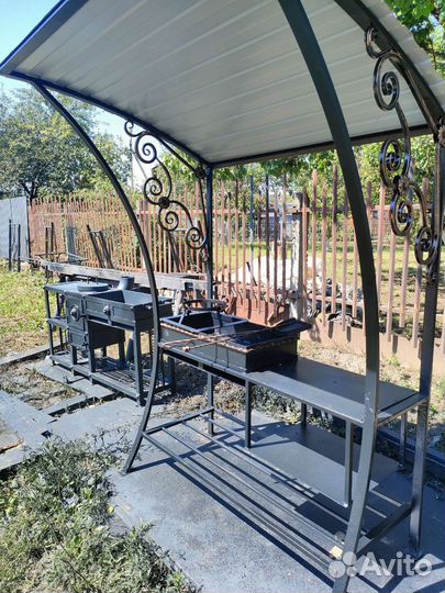 Мангалы, печи, навесы, садовая мебель