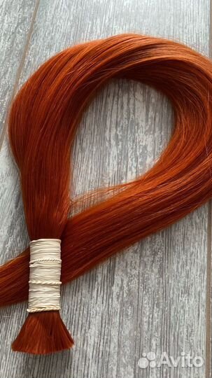 Волосы натуральные рыжие