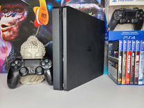 Sony PlayStation 4 slim /Идеальное состояние 90игр