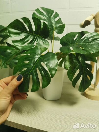 Монстера искусственный цветок