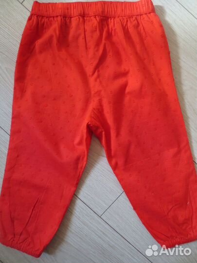 Брюки хлопковые H&M, р.86, новые