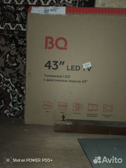 Телевизор SMART tv 43 бу BQ 4302