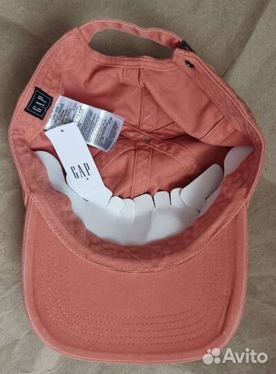 Бейсболка GAP коралловая хлопок новая оригинал