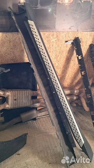 Алюминевые пороги бмв х6е71