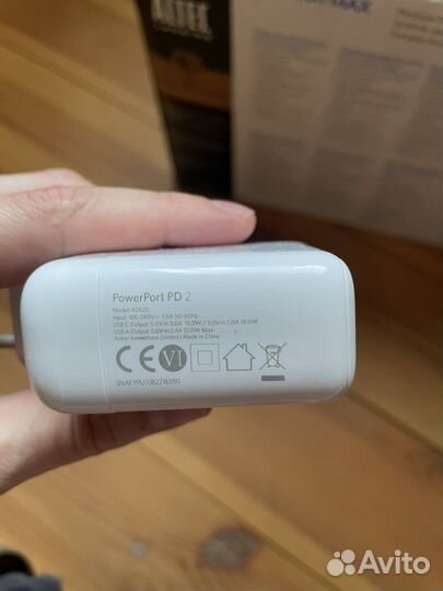 Зарядка Anker powerport 20w