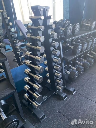 Стойка Елочка для фитнес гантелей на 10 пар AV607