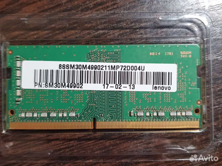Samsung Sodimm Ddr4 4gb 2400Mhz