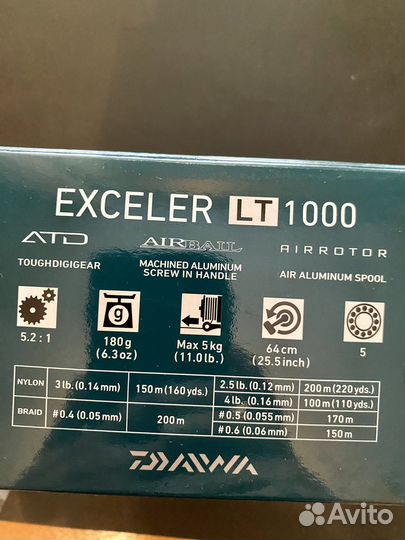 Daiwa 20 Exceler LT1000