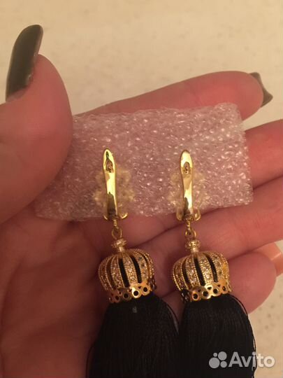 Серьги-кисти