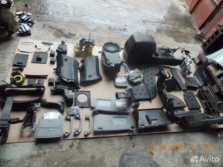 Santa Fe II (CM) пластик салона в разборе