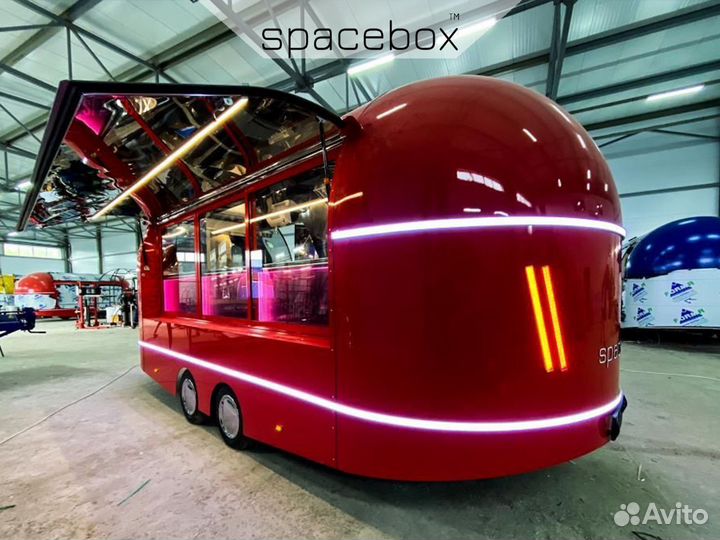 Фудтрак, Торговый павильон