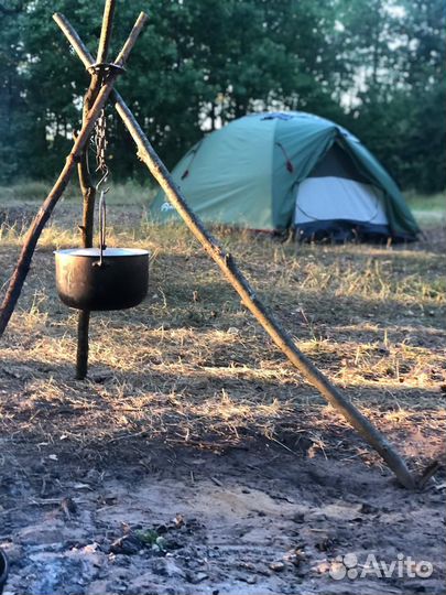 Палатка outventure teslin 3 со спальным мешком