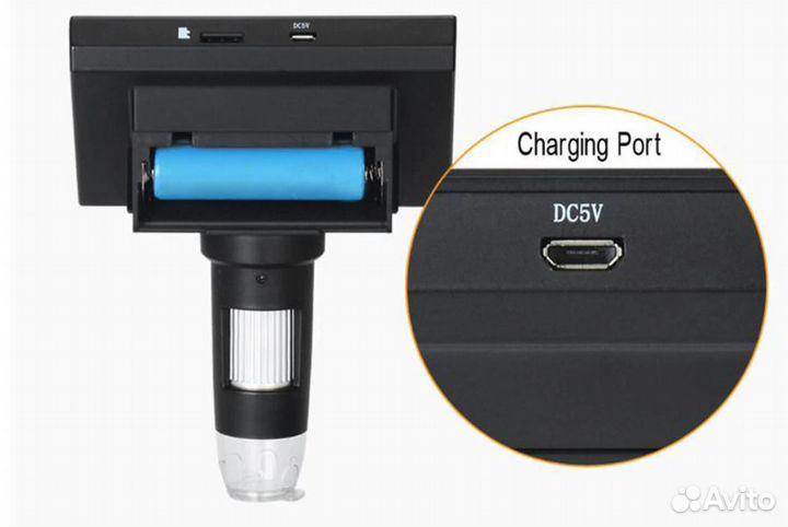 Цифровой Микроскоп с Монитором 2Mp 1000х