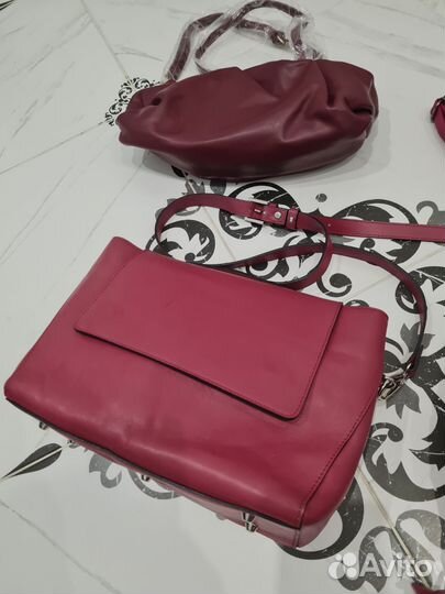 Сумка женская красная