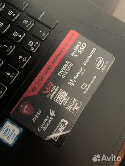 Игровой Msi gt72vr gtx1070