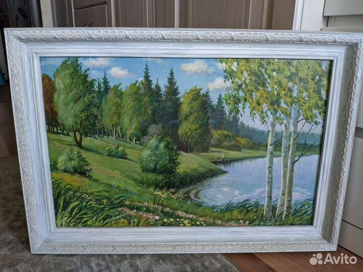 Картина маслом на холсте, пейзаж