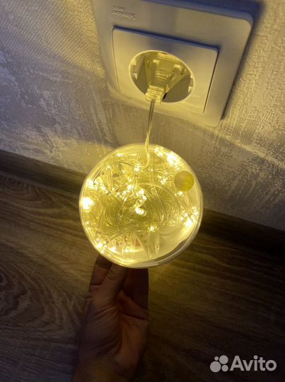 Гирлянда с прищепками