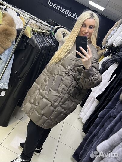 Куртка на пуху демесезонная