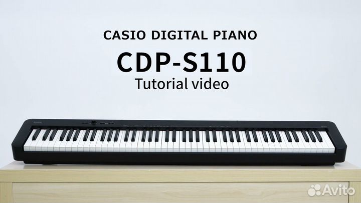 Цифровое фортепиано casio CDP-S110BK