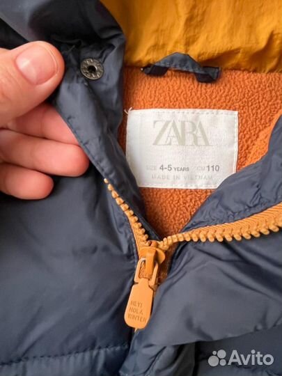 Куртка зимняя Zara р.110 см