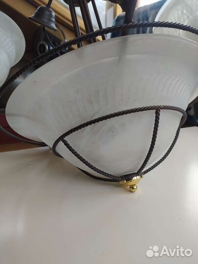 Люстра потолочная италия бу