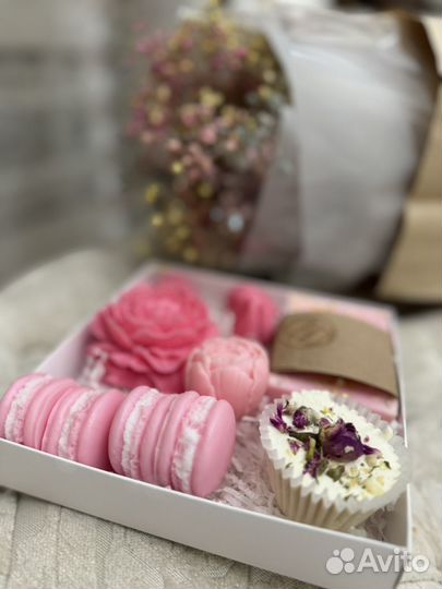 Мыло ручной работы подарочный набор 8 марта