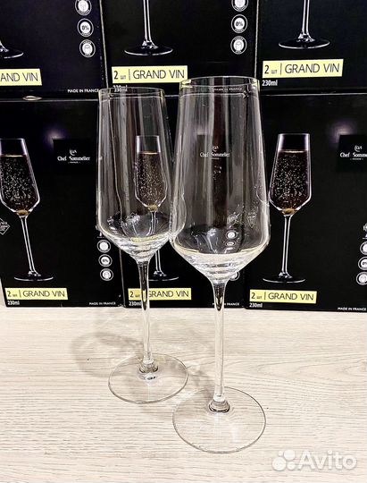 Новые бокалы хрусталь Chef & Sommelier