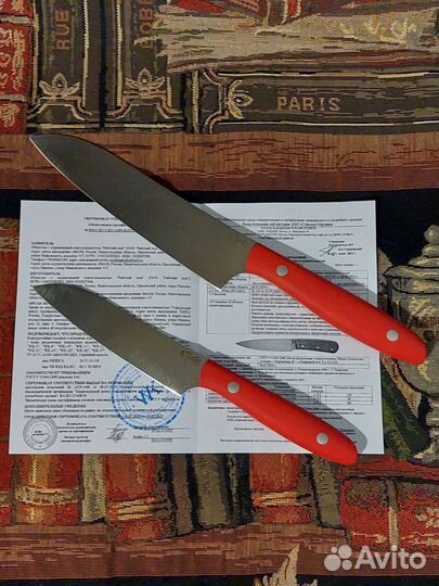 Нож WorkingKnife Kitchen Сантоку VG10 cryo Сатин