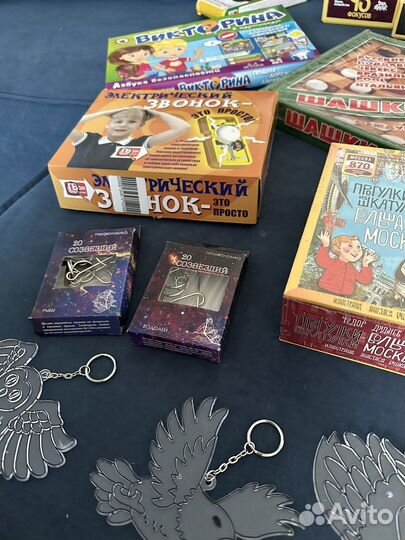 Большой набор игр, головоломок, фокусов и тд