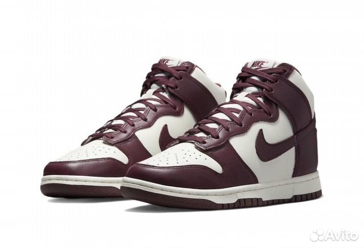 Nike Dunk High Burgundy Crush