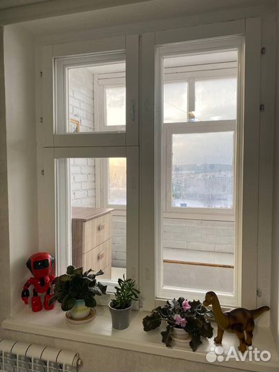 Деревянный стеклопакет, окно