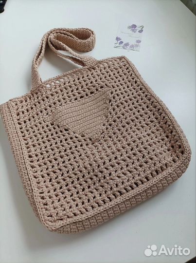 Сумка женская ручная работа вязанная