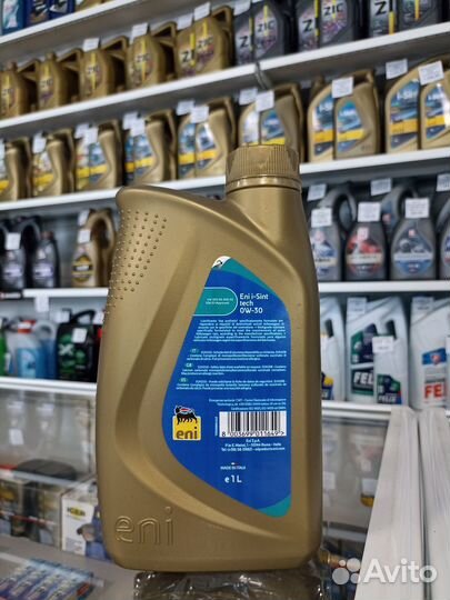 Моторное масло ENI I-Sint tech 0W30 1 литр