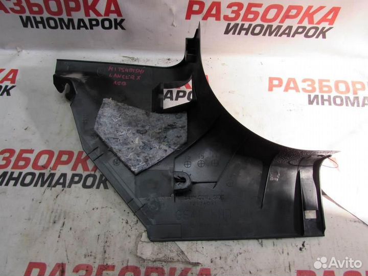 Накладка порога для Mitsubishi Lancer X 2007