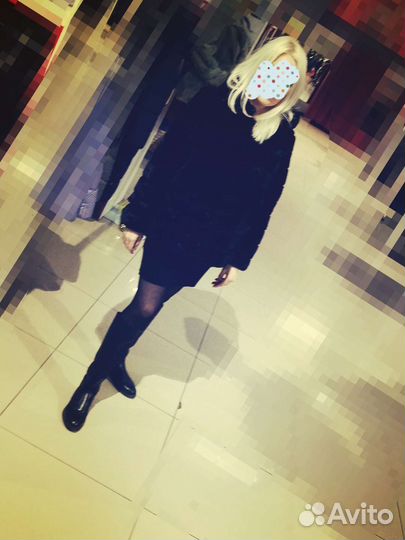 Шуба из эко меха