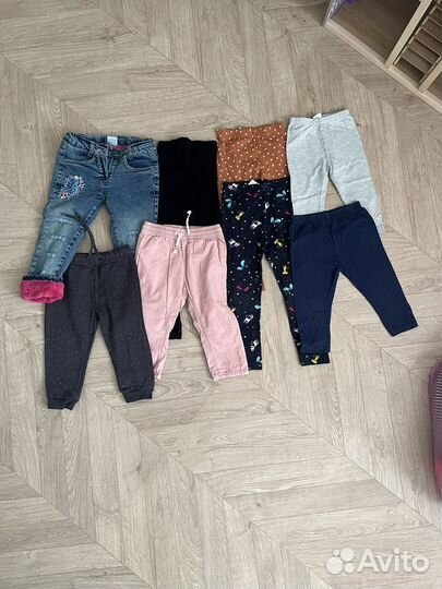 Огромный пакет вещей на девочку