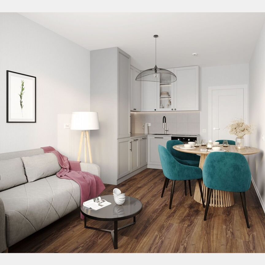 Квартира-студия, 21,4 м², 21/25 эт.