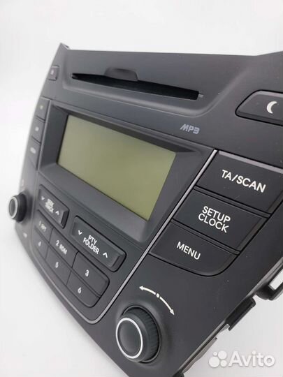 Штатное головное устройство hyundai santa fe new