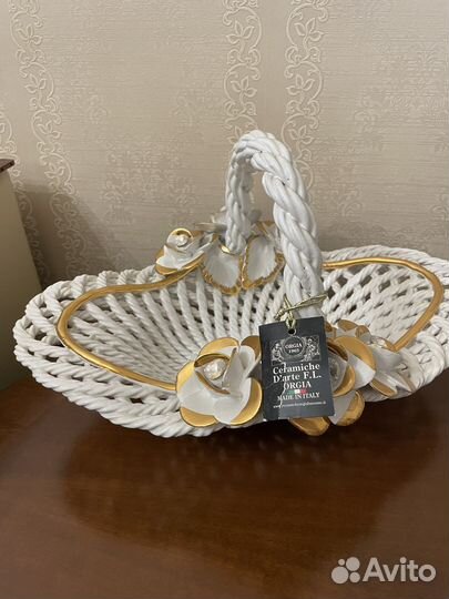 Ваза с цветами Le Ceramiche D,Arte F.L. Orgia