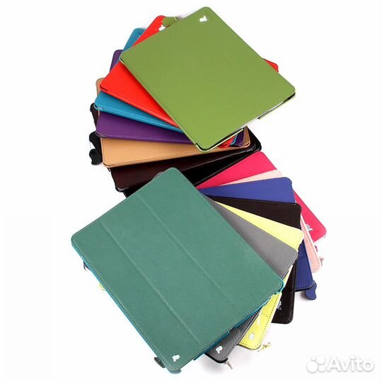 Новый чехол-подставка кожаный 