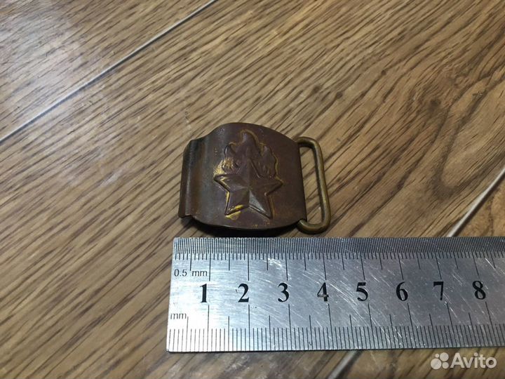 Пряжка пионерская СССР, латунь