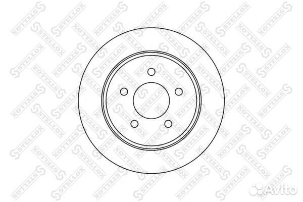 6020-9311-SX диск тормозной задний Chrysler