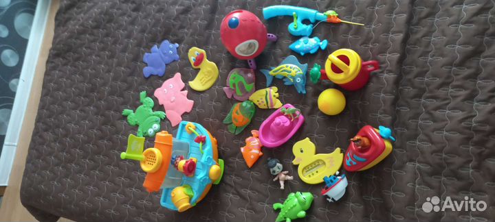 Игрушки пакетом для игр в воде