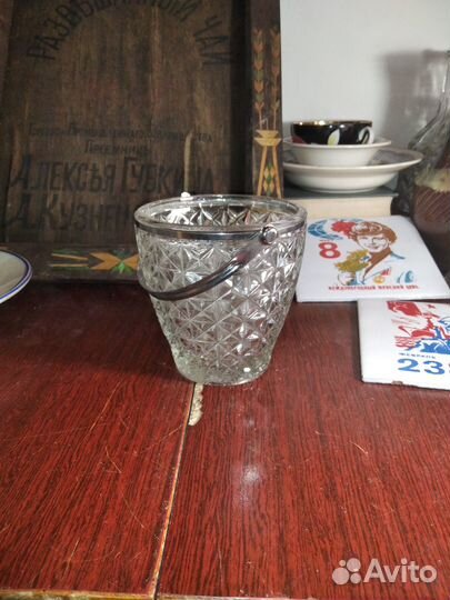 Ведёрко хрусталь СССР
