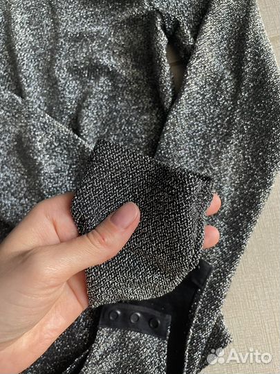 Боди блестящее h&m