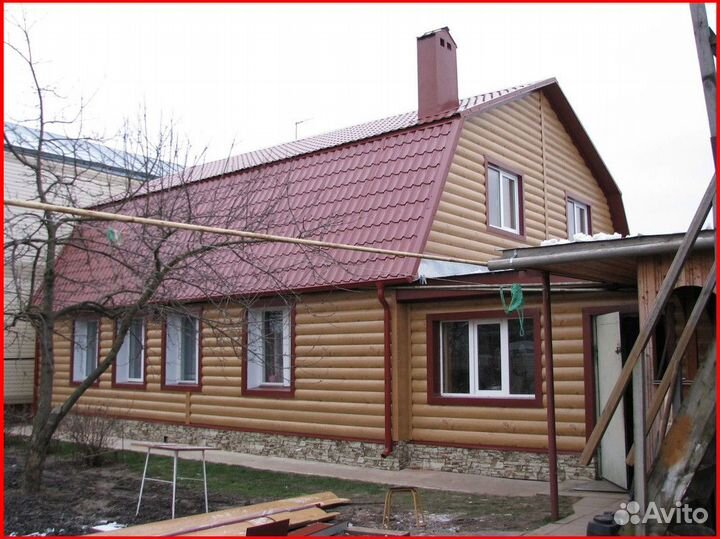 Фасад дома из сайдинга
